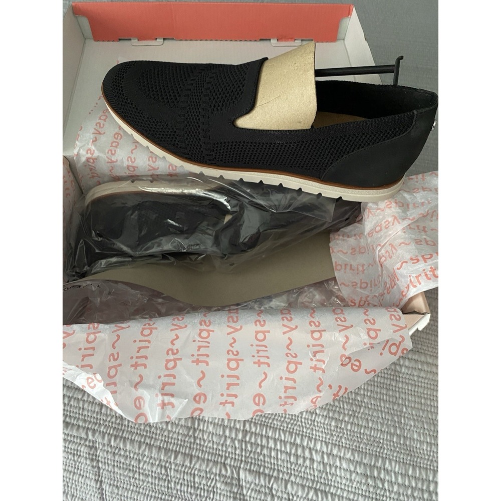 Easy Spirit Ferris2 Women's Black Knit Slip-On Comfort Shoes Size 11 M